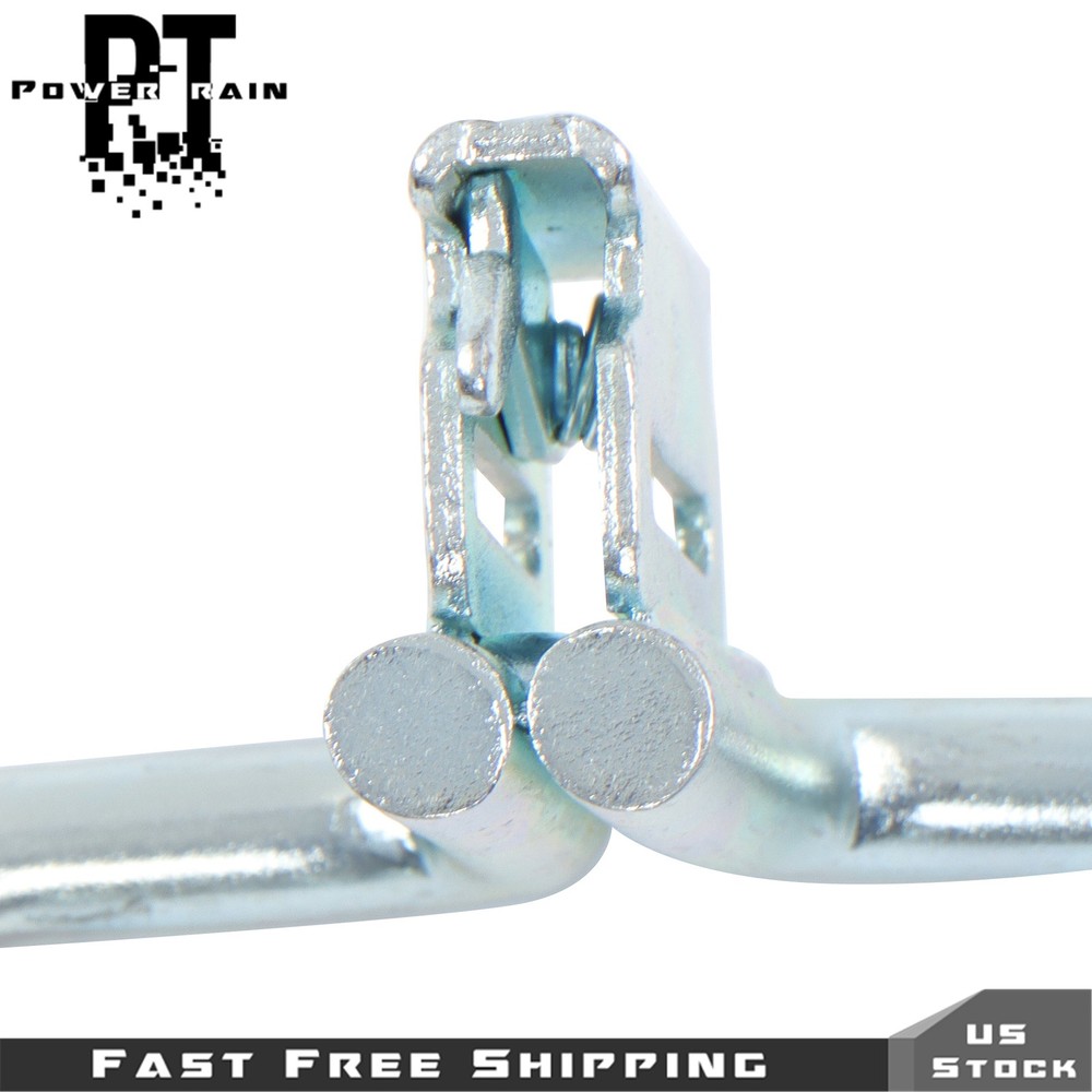 E Track Tie Down Rail Kit 2× Dual Arm E-Track Hooks 2 x 1' E Track Rails