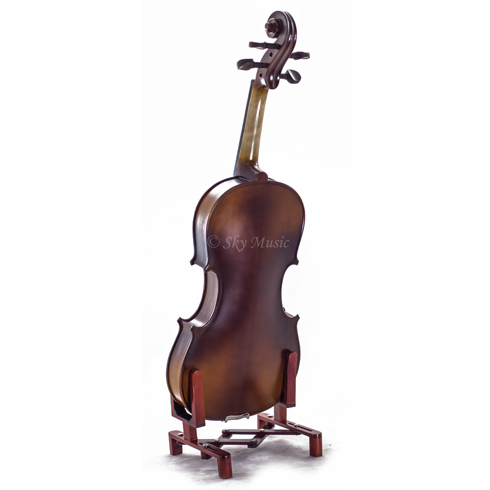 Solid Maple Spruce Wood Fiddle Violin 4/4 Full Size w Case Bow Shoulder String
