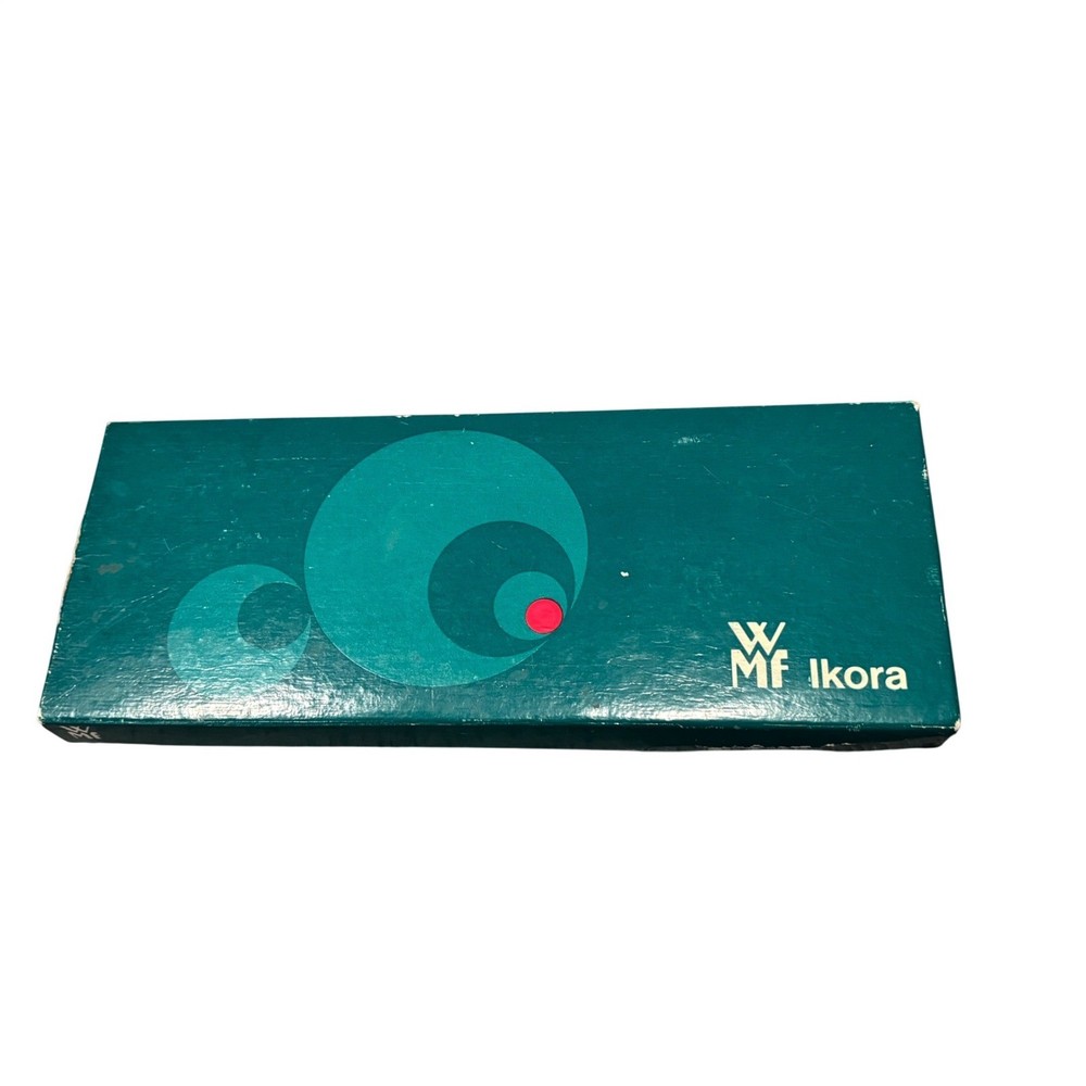 Vintage 1973 WMF Ikora Modernist Silverplate Serving Dish w Box MCM Decor German