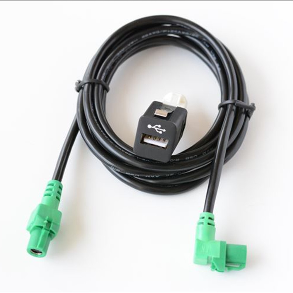 USB Input Cable Wire Harness Aux Adapter For BMW E88 E90 E91 E91 F10 F11 F18#