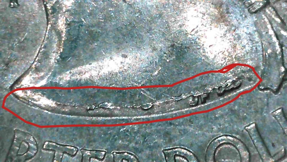 2008-P Alaska State Quarter Claw Die Chip Error MULTIPLE ERRORS Drool Error