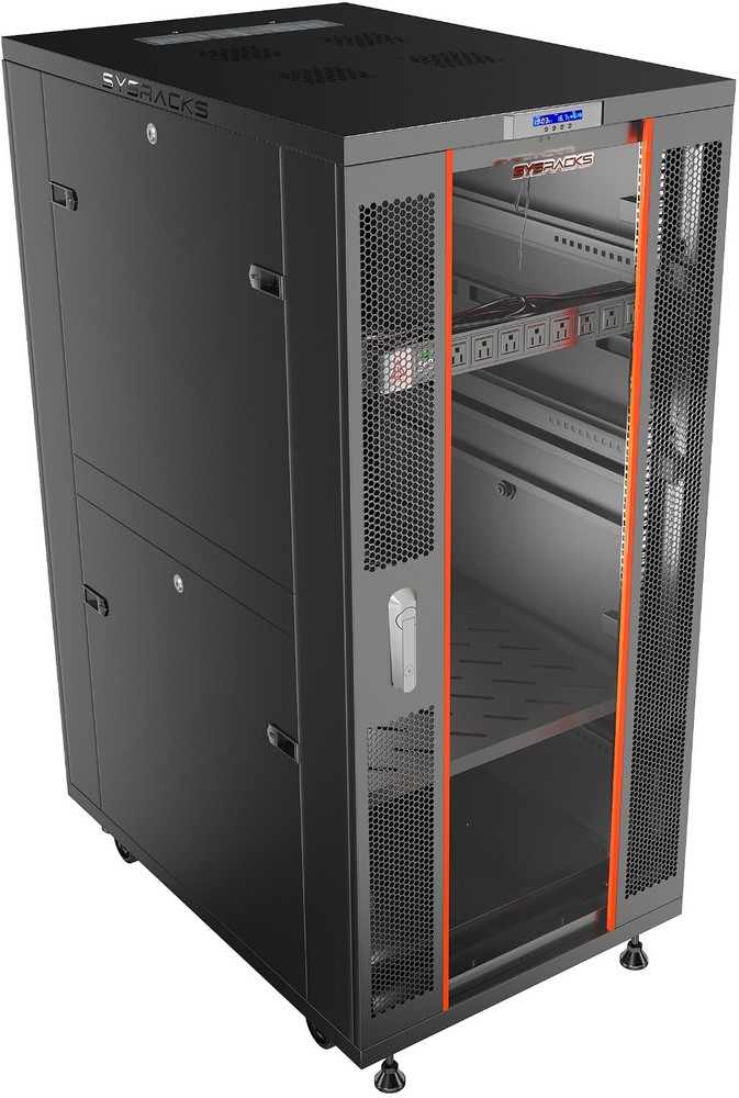 Sysracks 32U 24'' Deep IT Network Data Server Rack Cabinet