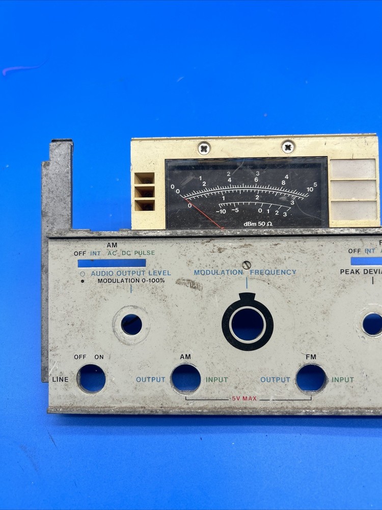 HP 8640B FRONT PANEL FOR SIGNAL GENERATOR - NICE!!