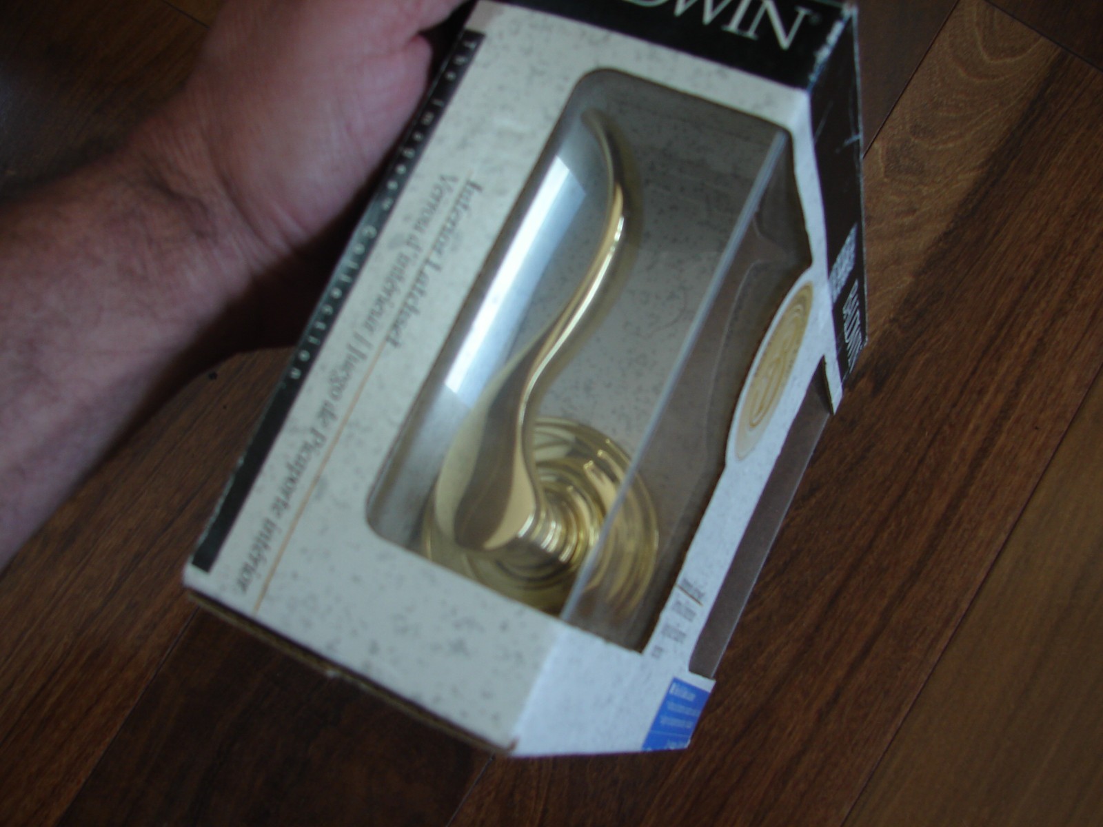 Baldwin Bed Bath Interior Latchset 95455-030 Polished Brass PRIV Door Handle New
