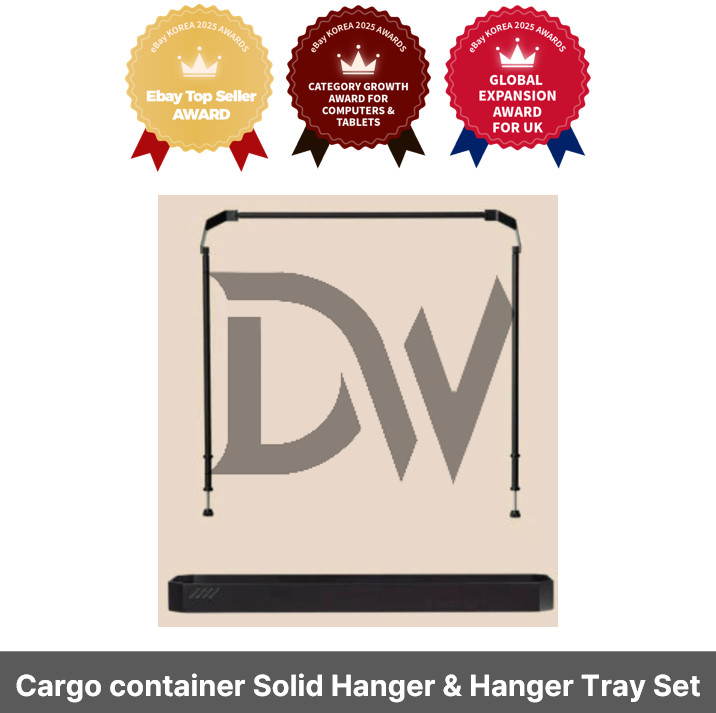 [Cargo container] COMFORT IGT Module ACC Solid Hanger & Hanger Tray Set-Black
