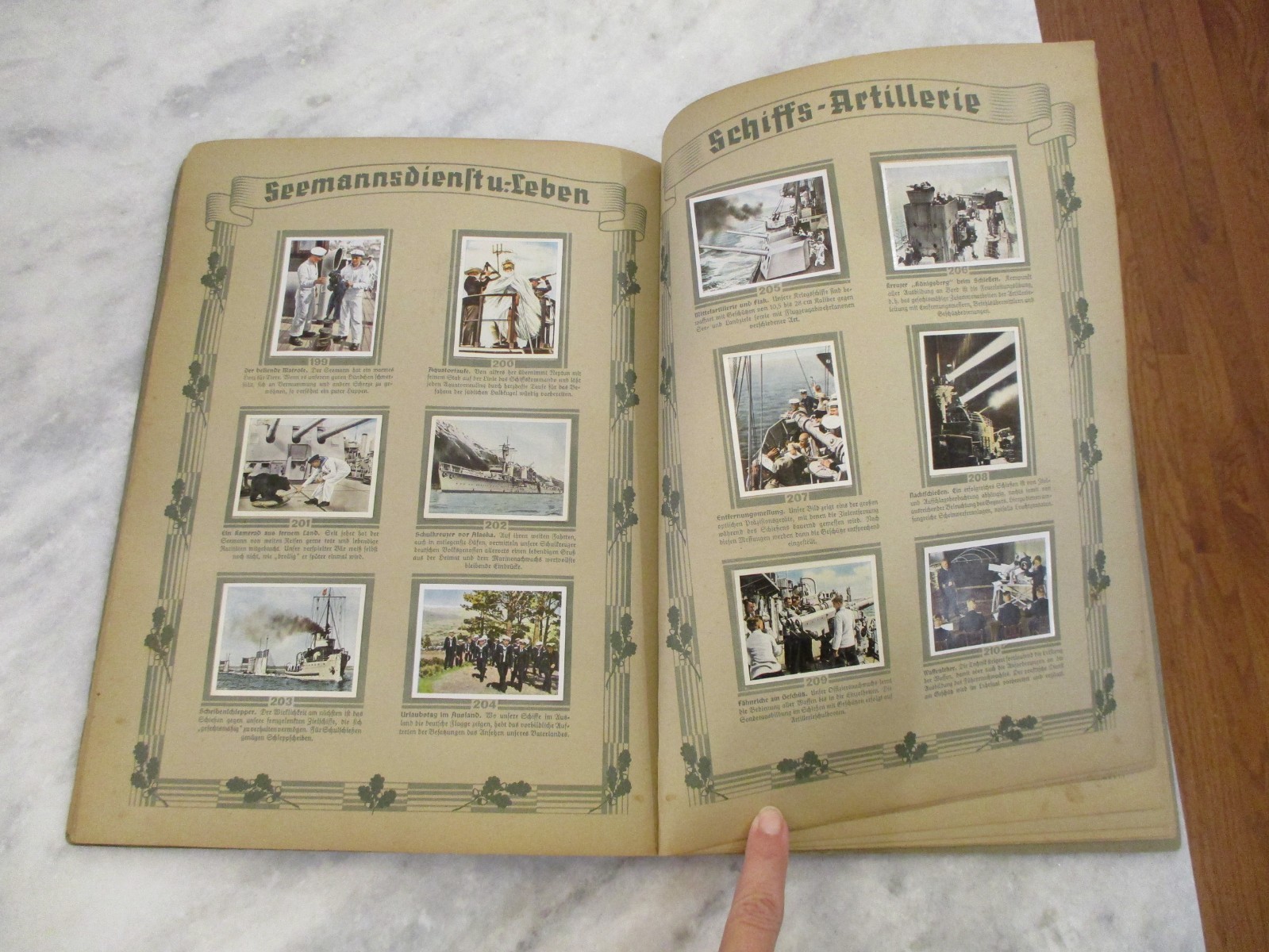 DIE DEUTLCHE WEHRMACHT - CIGARETTE CARDS PHOTO ALBUM - 1936 GERMAN - COMPLETE
