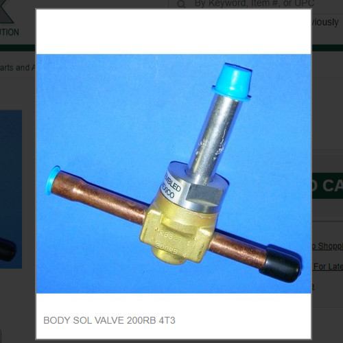 BODY SOL VALVE 200RB 4T3 # 9151123-02