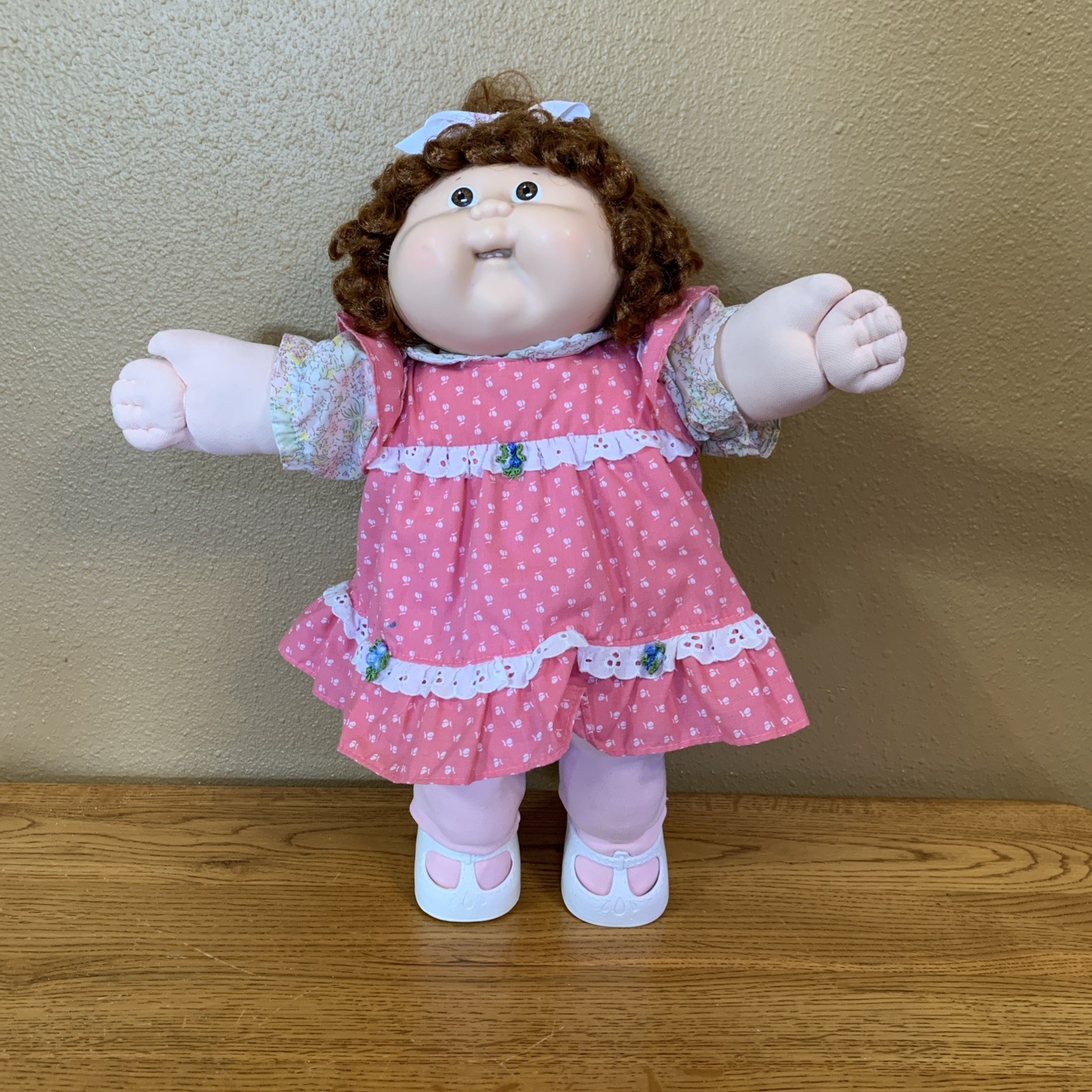 Vintage Cabbage Patch Kids Cornsilk Doll HM17 Auburn Red Hair