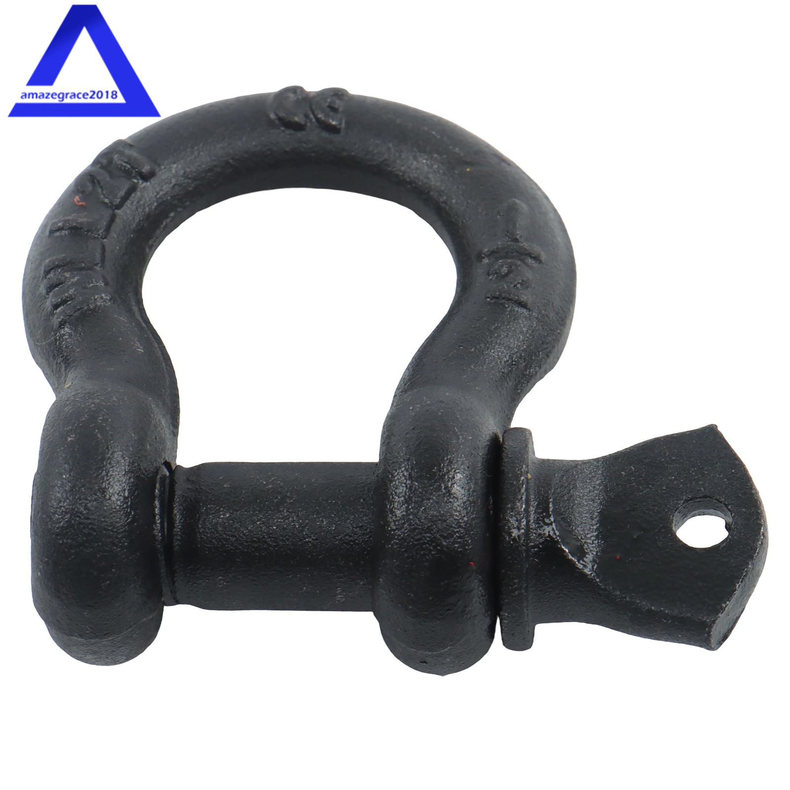 4 Pcs 1/2'' D Ring Anchor Shackles Galvanized Screw Pin Clevis Shackle WLL 2T