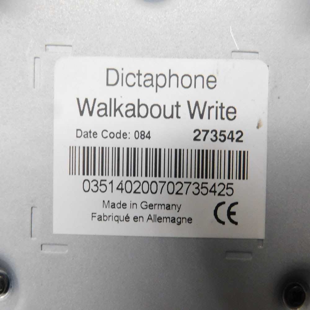 Dictaphone Walkabout Write Transcriber System w/ Foot Controller AS/IS