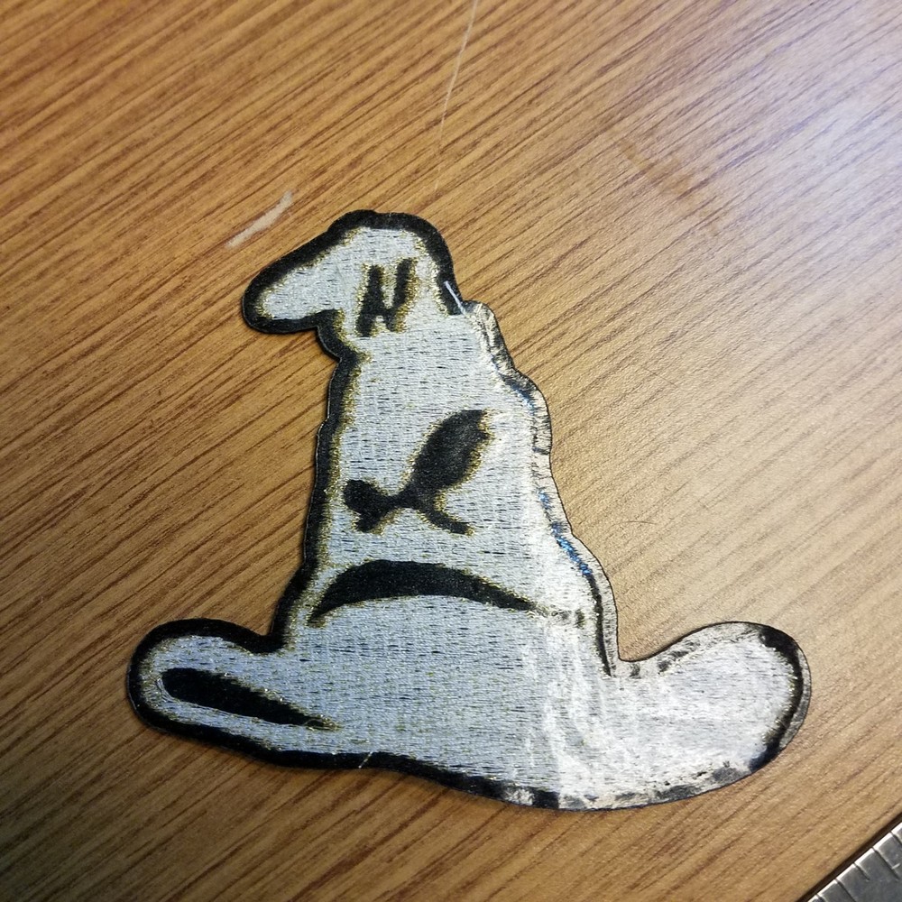 Harry Potter Hogwarts Sorting Hat Patch 3 1/4 inches tall