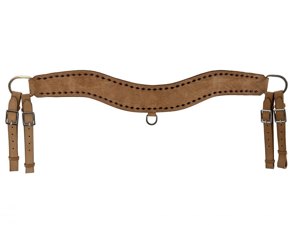 Showman Roughout Leather Tripping Collar