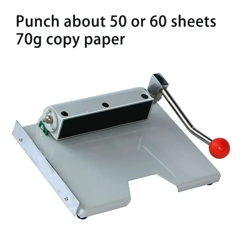 Three-Hole Punch Machine Home Use Compact HolePunchLoose-Leaf BinderPunchingTool