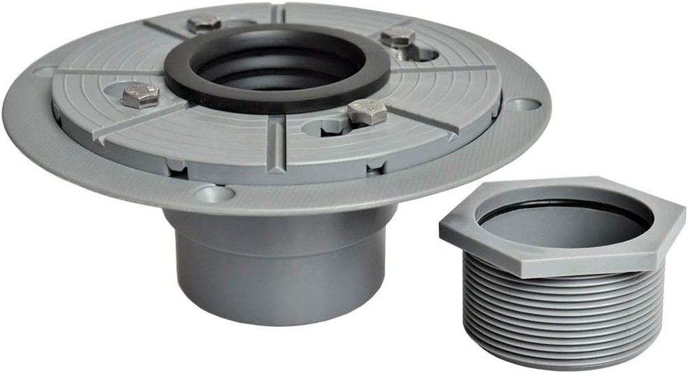 Versatile 2" PVC Drain Base Kit - Ideal for Square & Linear Shower Installations
