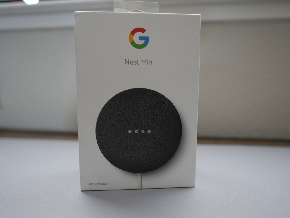 Google Nest Mini (2nd Generation) Smart Speaker - Charcoal