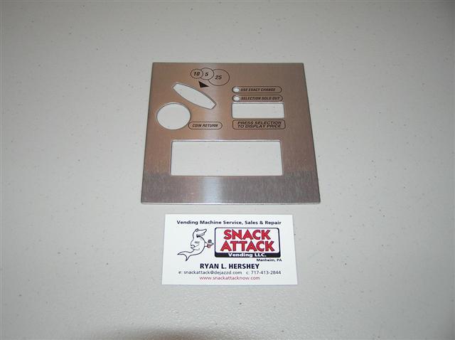 VENDO SODA VENDING MACHINE 511, 576, 720, 721 & 840  - COIN INSERT BEZEL DECAL