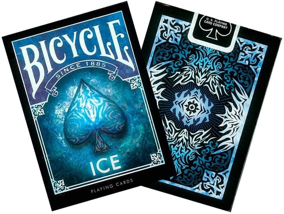Bicycle Ice Theme Blue Playing Cards