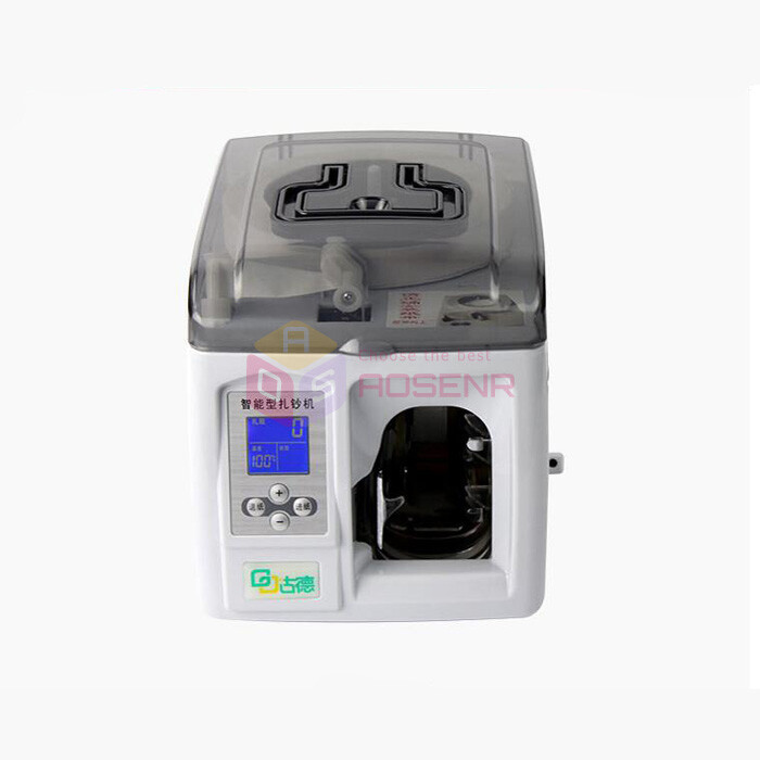 220V Intelligent Banknote Binder Bundling Machine Money Packer BindingMachine.