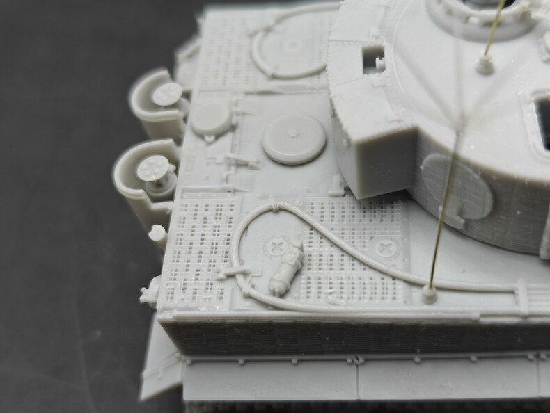 3D Printing 1/72 Panzerkampfwagen VI Ausf.E (Tiger I) Command Version with kit