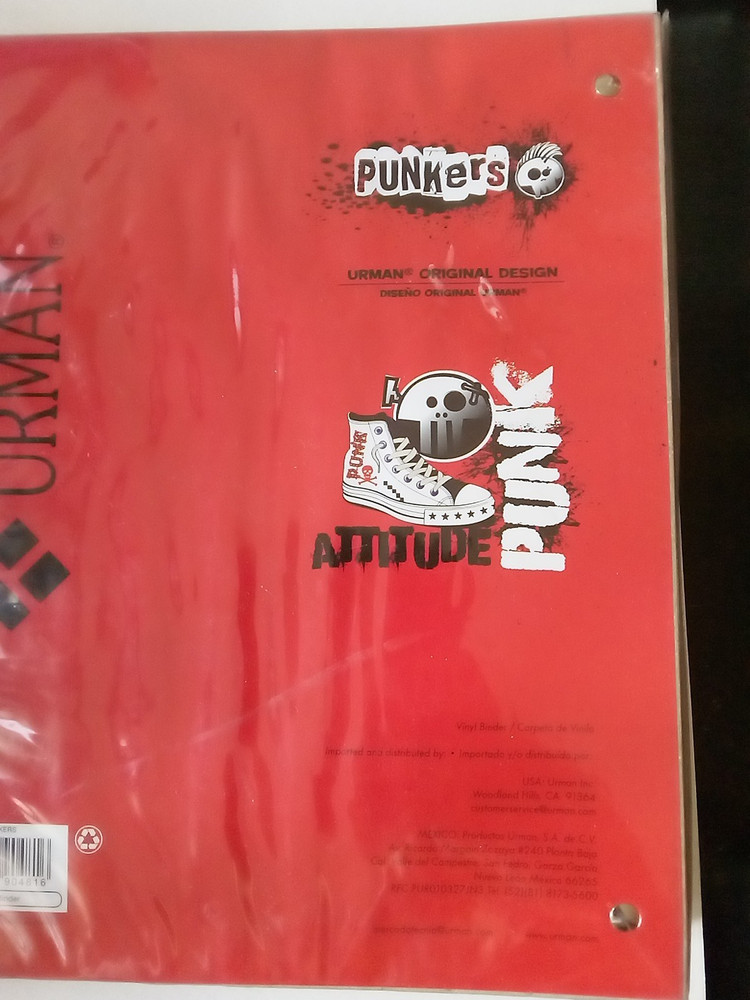 Urman Punkers Attitude Binder