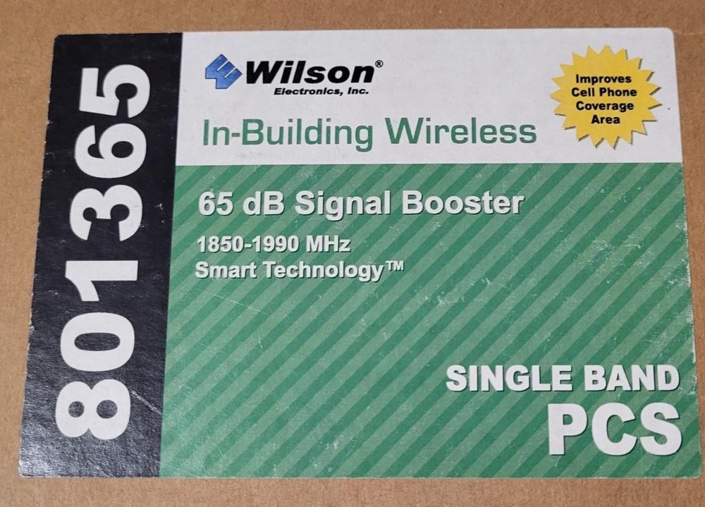 Wilson Electronics 801365 In-Building Wireless Cellular 65 dB Amplifier (NOS)