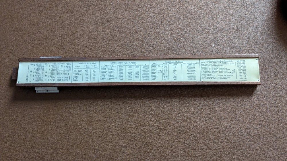 Vintage slide rule with Original box