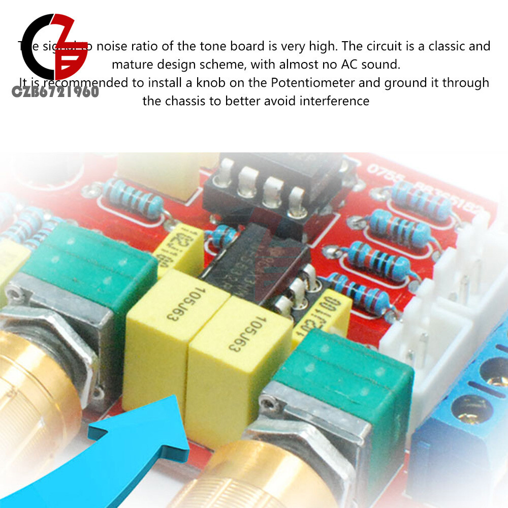 NE5532 Preamplifier Adjustment Tone Preamplifier Board Power Amplifier Module