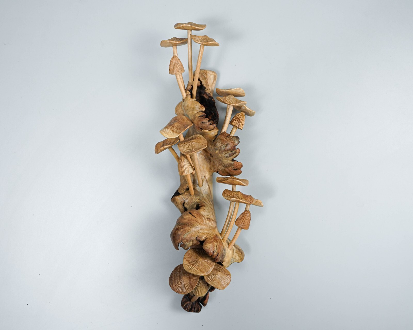 15" Large Mushroom Wall Art, Wall Hanging, Handmade, Statue, Wall Decoration