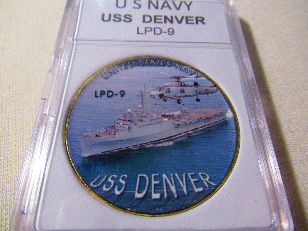 US NAVY - USS Denver (LPD-9) Challenge Coin