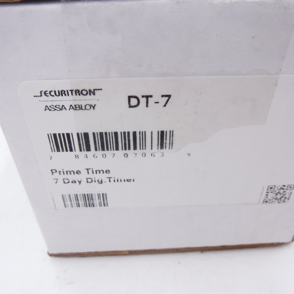 Securitron Digital Prime Time Seven Day Timer DT-7 Recuritron