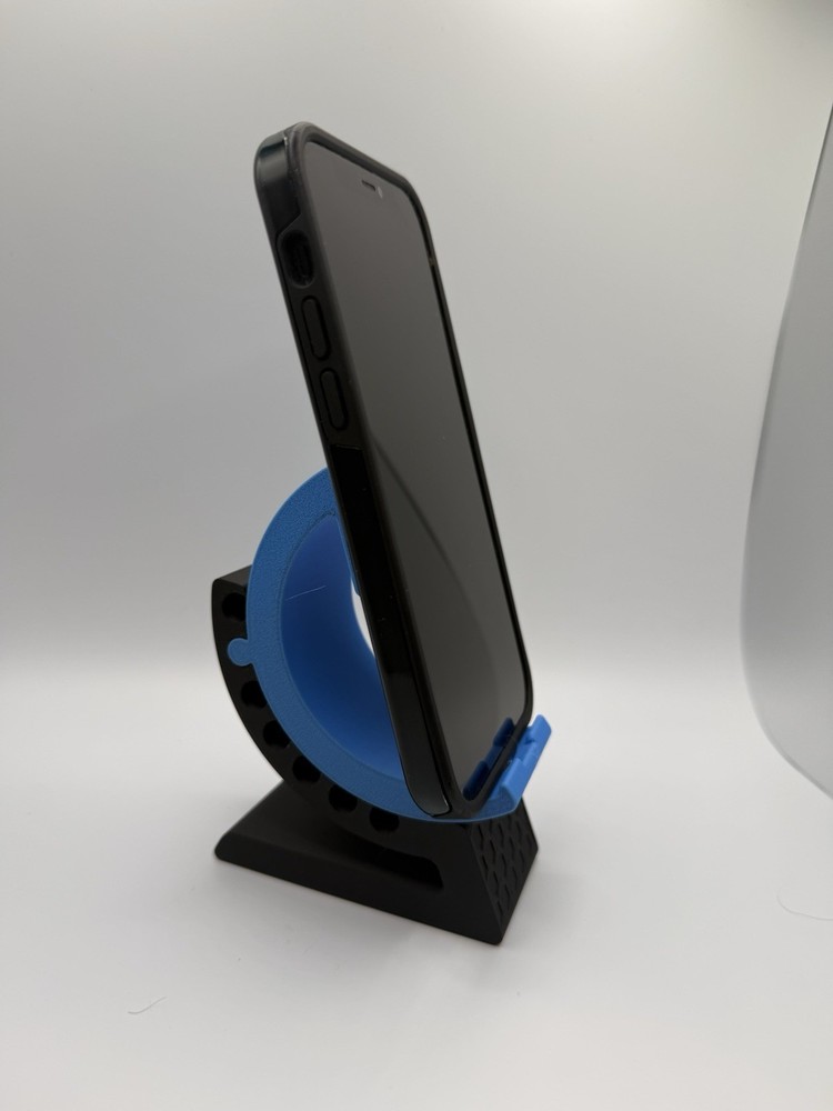 HEX Desktop Phone Holder Universal Hexagonal Pattern Pink Blue White Black