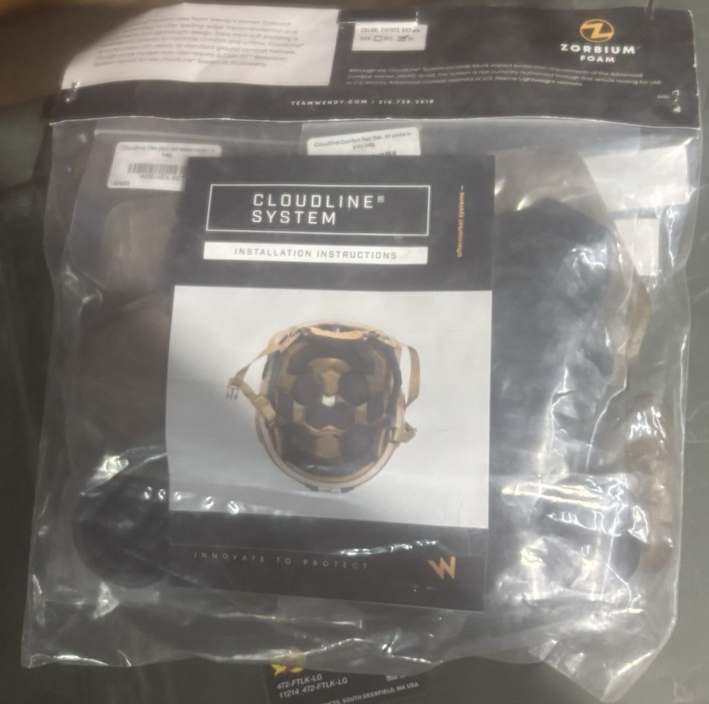 Team Wendy Cloudline Helmet liner System