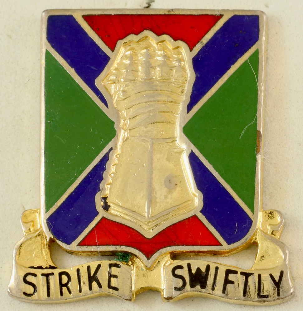 108th Armor Crest DI/DUI CB E23 HM