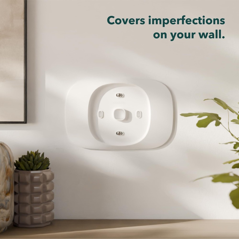ecobee Trim Plate for Smart Thermostat Essential Only - Programmable White