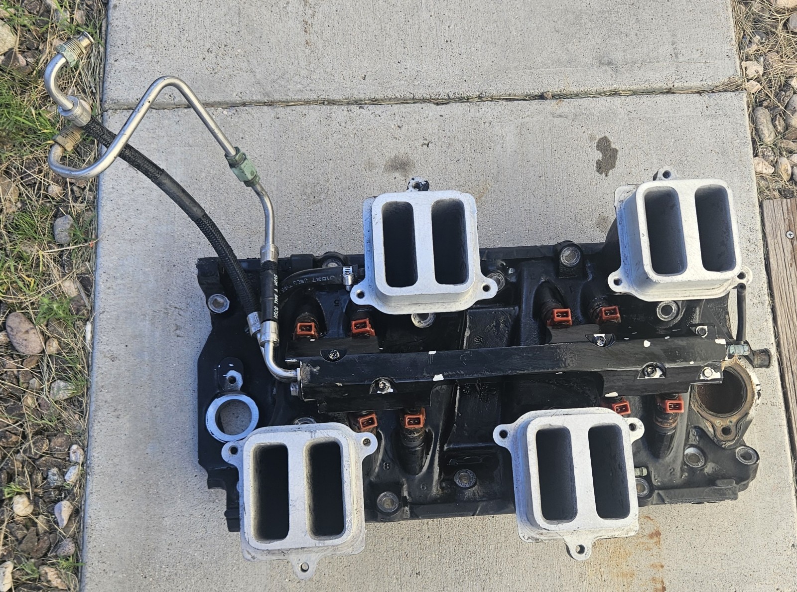 MerCruiser EFI 502 Magnum Upper & Lower Intake Manifold, Wiring Harness, ECM NR!