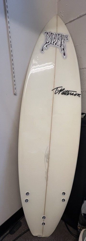 Autographed MGMT / T Patterson collaboration surfboard