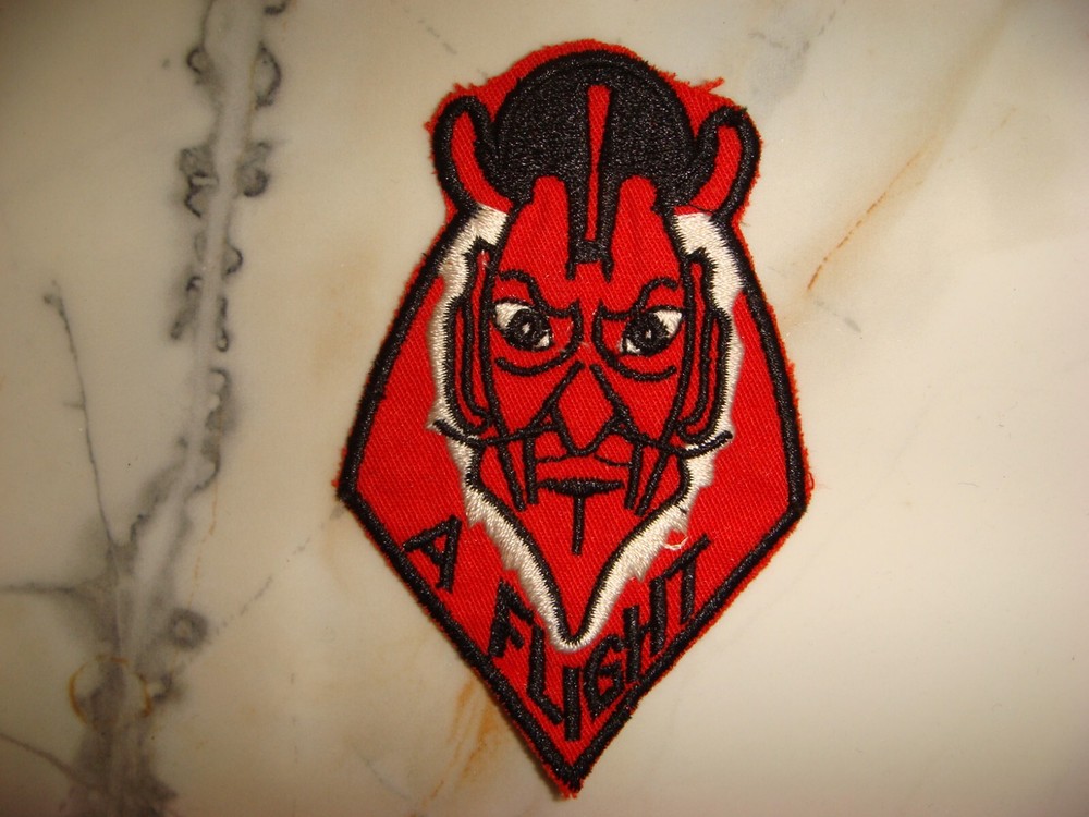 USAF A FLIGHT 431st FIGHTER INTERCEPTOR SQUADRON " RED DEVIL " PATCH