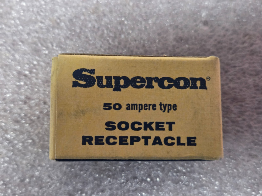 '1 PIECE' - PN# RS50GR - SUPERCON - SOCKET RECEPTACLE - 50A RED