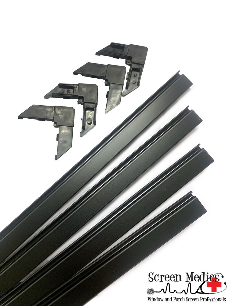 Window Screen Frame Replacemetnt Kit w/ PET Screen Mesh 35" x 35"