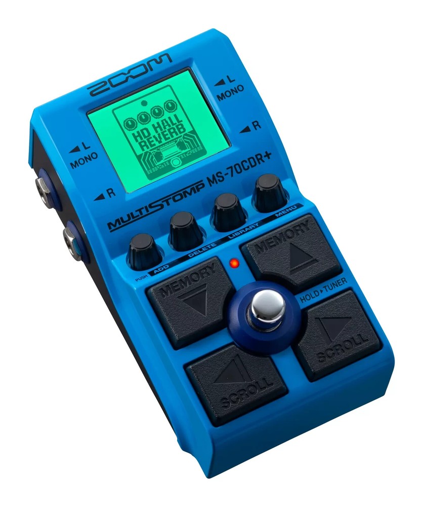 Zoom MS-70CDR+ MultiStomp Guitar Effects Chorus/Delay/Reverb Pedal