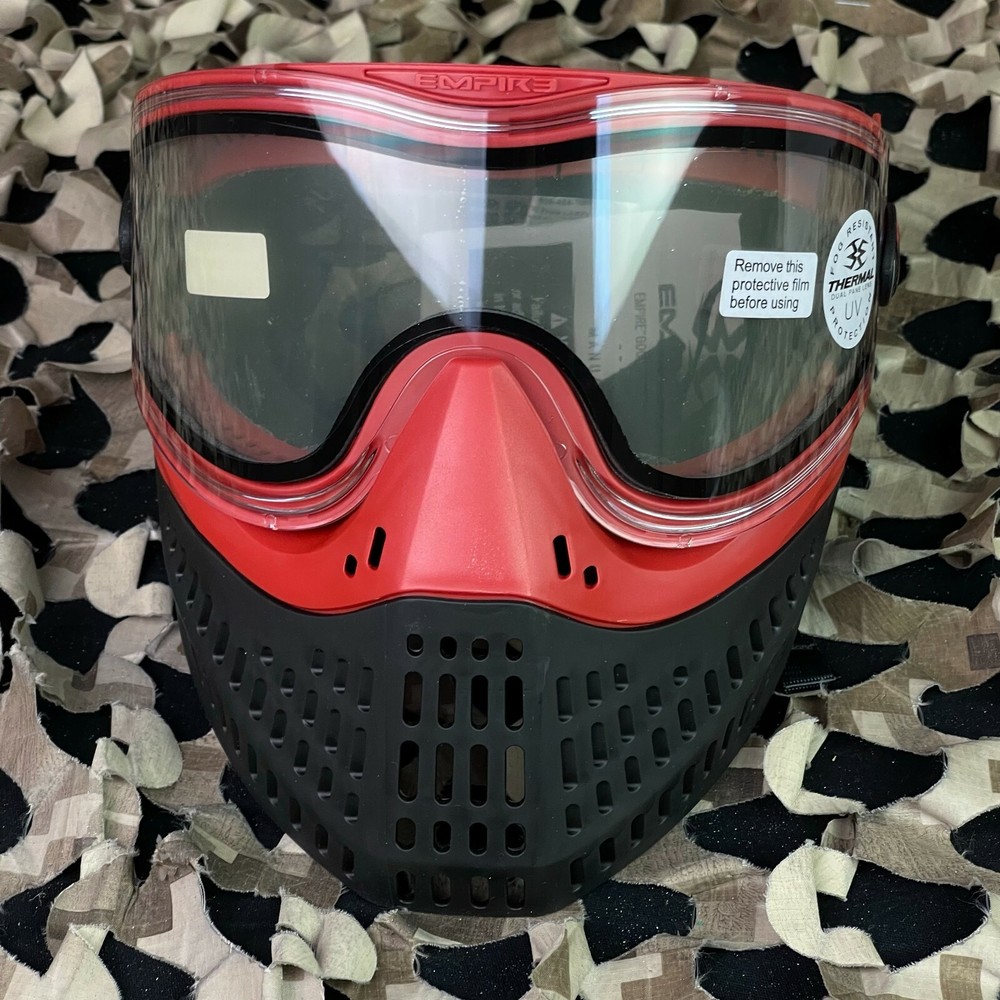 NEW Empire E-Flex Paintball Mask - Red