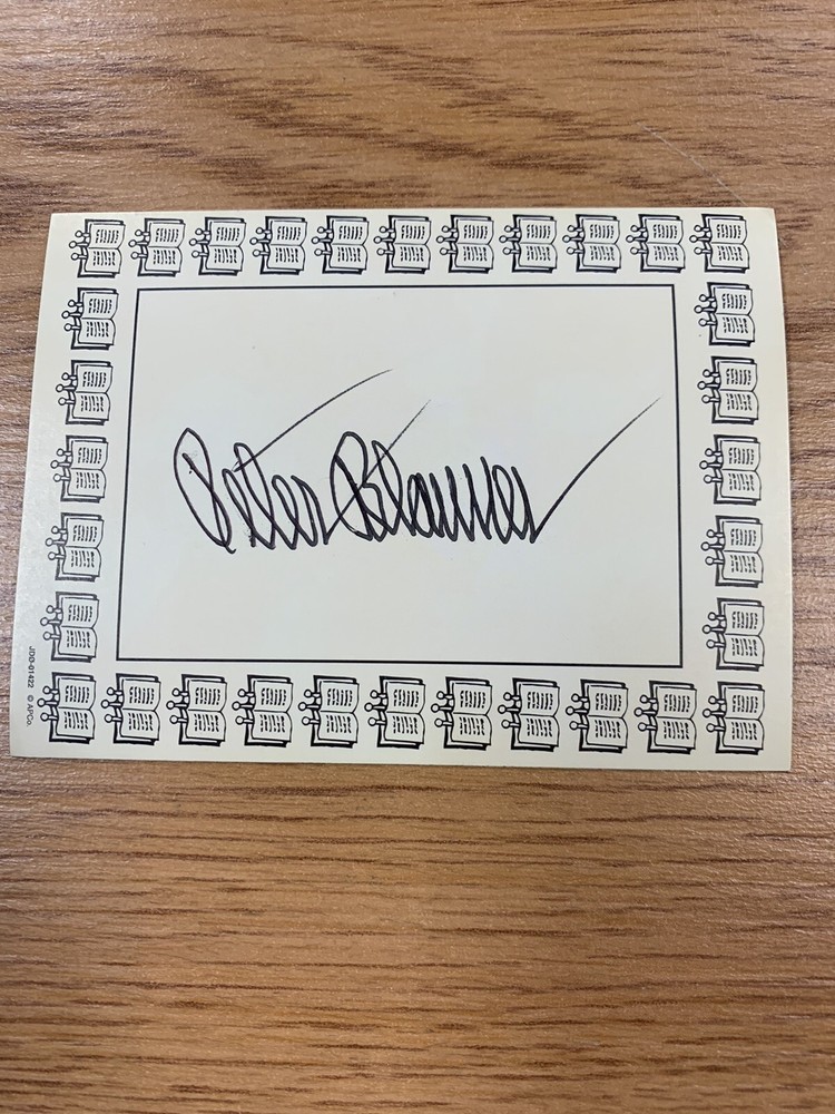 Peter Blauner Author Signed Bookplate Autographed New