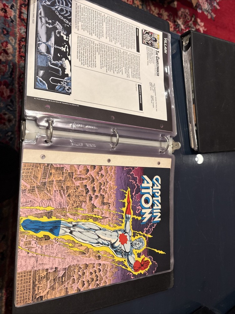 Comic Book Bio Binder