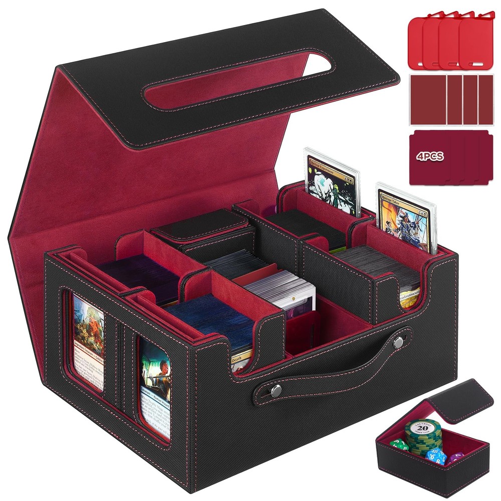 Trading Card Storage Box for MTG, MTG commander deck box，Multi-purpose Deck C...