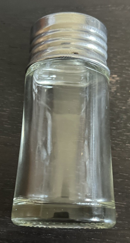 Small Size Glass Clear Salt Shaker