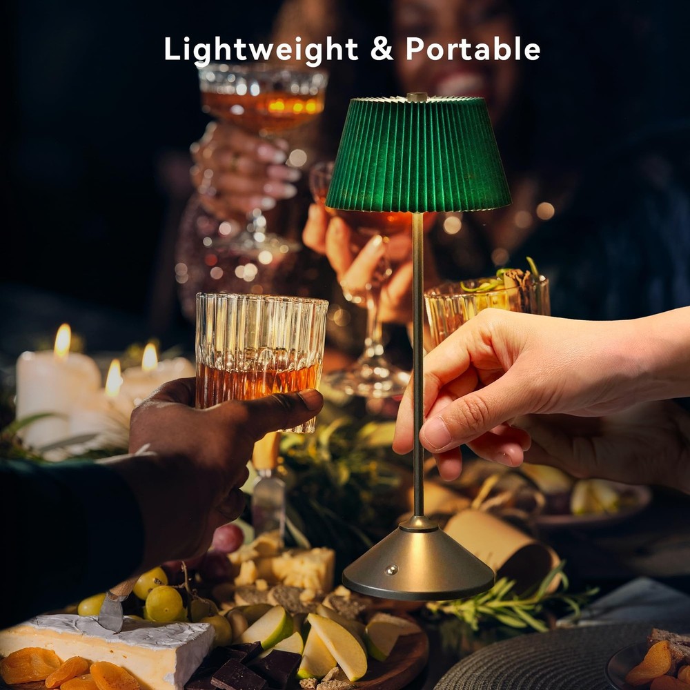 Cordless Rechargeable Table Lamp – 3 Adjustable Color Temperatures, Lightw