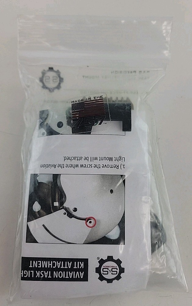 S&S Precision Task Light Helmet Mount .