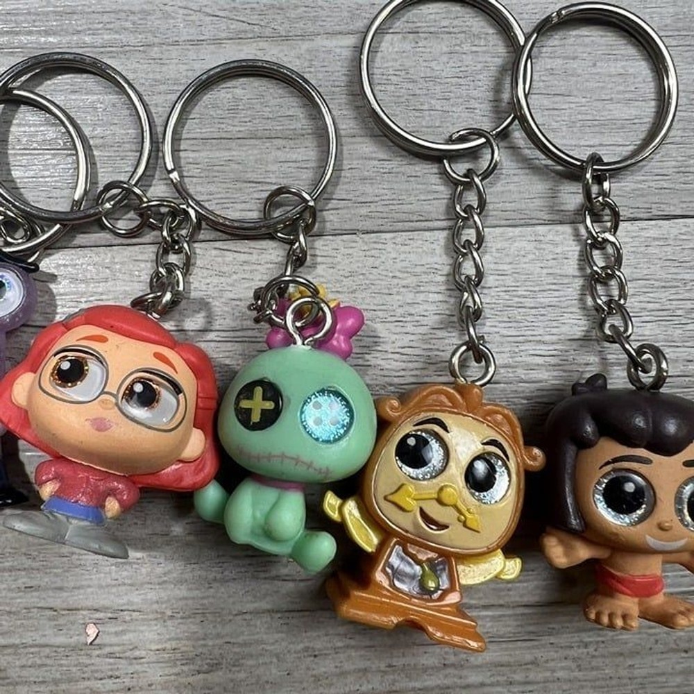 6 Disney Doorable keychain handmade
