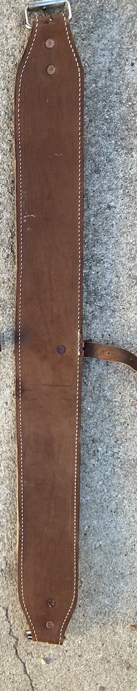 back cinch leather