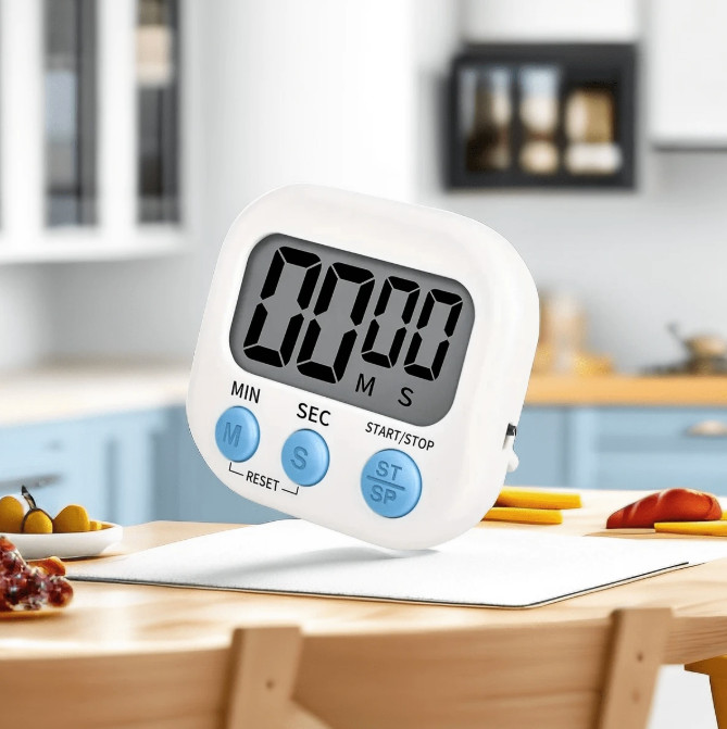1pc Digital Kitchen Timer - Count Up & Down for Cooking & Baking - NEW